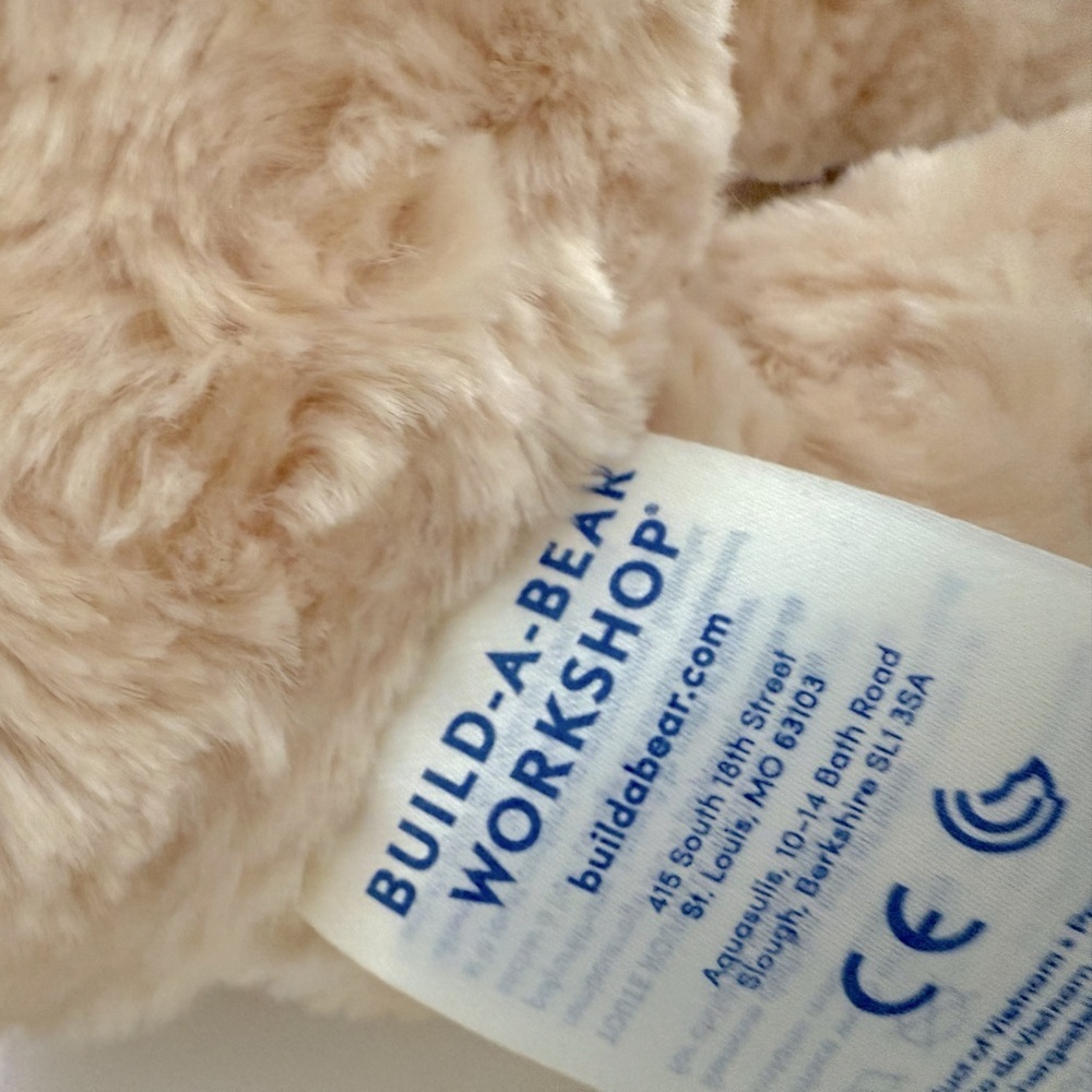 Build-A-Bear Tan and White Stuffed Animal - Picture 7 of 11